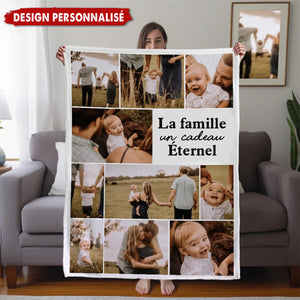 Couverture Photo Personnalisée – La Famille, un Cadeau Éternel