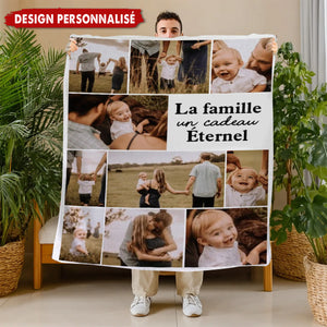 Couverture Photo Personnalisée – La Famille, un Cadeau Éternel