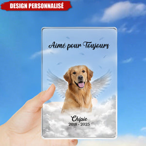 Plaque Commémoratif Personnalisé pour Animaux – "Aimé pour Toujours"