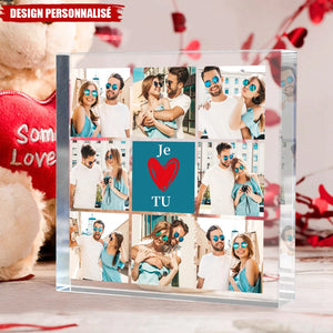 Plaque Acrylique Personnalisée avec Photos – Cadeau d'Amour Unique