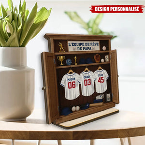 L'Équipe de Rêve de Papa – Cadeau Personnalisé pour la Fête des Pères