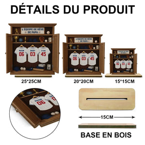 L'Équipe de Rêve de Papa – Cadeau Personnalisé pour la Fête des Pères