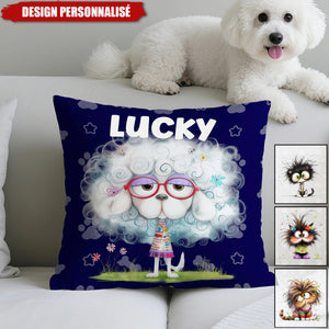 Coussin Personnalisé avec Motif de Chat Amusant – Cadeau Décoratif et Confortable pour la Maison