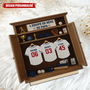 L'Équipe de Rêve de Papa – Cadeau Personnalisé pour la Fête des Pères