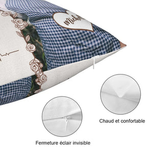 Coussin Personnalisé avec Photo - Cadeau en mémoire d’un être cher