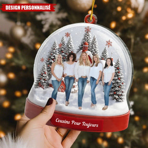 Ornement de Noël en Acrylique Personnalisé - Ensemble, c’est le meilleur endroit où être