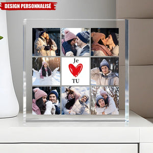 Plaque Acrylique Personnalisée avec Photos – Cadeau d'Amour Unique