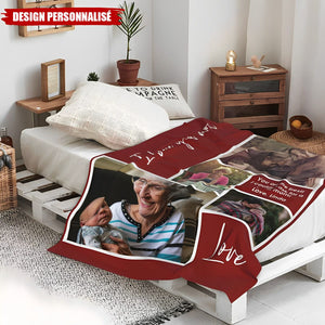 Personnalisez votre couverture-- Cadeau d'Amour pour Maman et Mamie