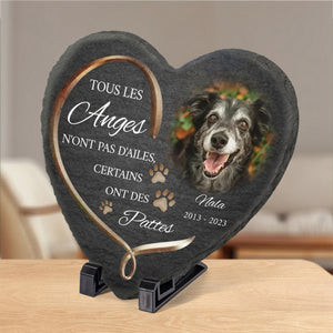 Pierre Funéraire Personnalisée – "Tous les Anges n'ont pas d'ailes"