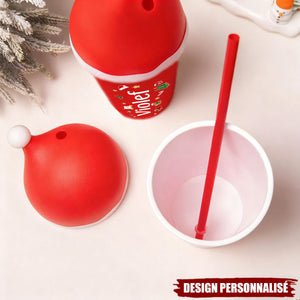 Gobelet de Noël Personnalisé pour Enfant - Cadeau Festif et Unique
