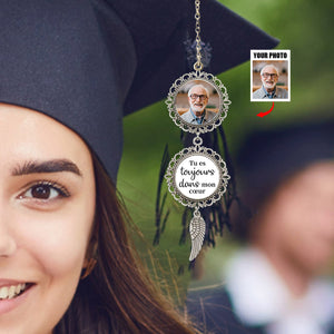 Médaillon Personnalisé de Remise de Diplôme – Toujours à Tes Côtés