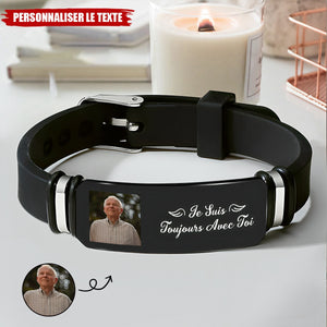 Bracelet Souvenir Personnalisé avec Photo – Je Suis Toujours Avec Toi