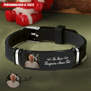 Bracelet Souvenir Personnalisé avec Photo – Je Suis Toujours Avec Toi