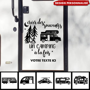 Autocollant Camping-Car Personnalisé – Créez des Souvenirs à Chaque Escapade