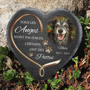 Pierre Funéraire Personnalisée – "Tous les Anges n'ont pas d'ailes"