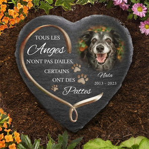 Pierre Funéraire Personnalisée – "Tous les Anges n'ont pas d'ailes"