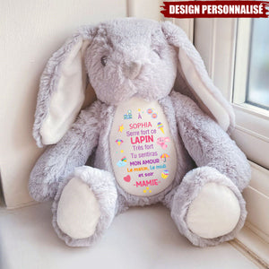 Lapin de Pâques en Peluche Personnalisé – Cadeau Doux et Unique pour Enfant