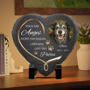 Pierre Funéraire Personnalisée – "Tous les Anges n'ont pas d'ailes"