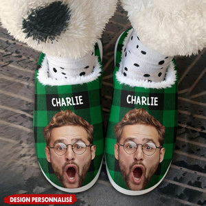 Chaussons Douillets Personnalisés avec Photo - Cadeau Douillet et Unique