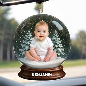 Ornement de Noël Personnalisée en Acrylique avec Photo – Souvenir Unique et Intemporel