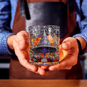Verre à Whisky Personnalisé – Chapeau de Sorcière Magique