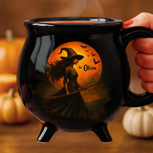 Mug Chaudron de Sorcière Personnalisé – Cadeaux d’Halloween Sorciers et Envoûtants