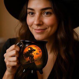 Mug Chaudron de Sorcière Personnalisé – Cadeaux d’Halloween Sorciers et Envoûtants