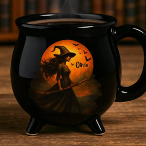 Mug Chaudron de Sorcière Personnalisé – Cadeaux d’Halloween Sorciers et Envoûtants