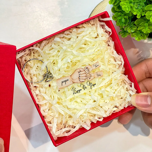 Porte-clés personnalisé “L’équipe de Papa” – Cadeau touchant pour la fête des pères