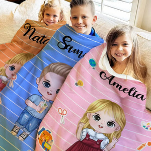 Couverture Personnalisée Enfant – Cadeau Unique pour Enfant