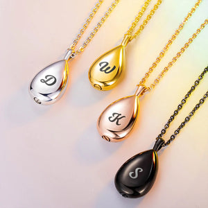 Collier Urne Personnalisé en Forme de Petite Goutte - Cadeau Émotionnel et Élégant