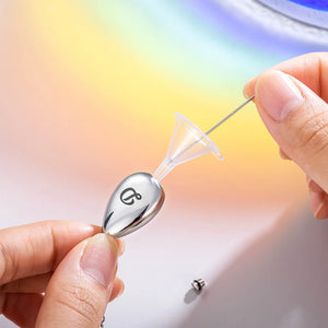 Collier Urne Personnalisé en Forme de Petite Goutte - Cadeau Émotionnel et Élégant