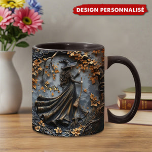Mug Personnalisé Sorcière Élégante - Cadeau Unique et Envoûtant