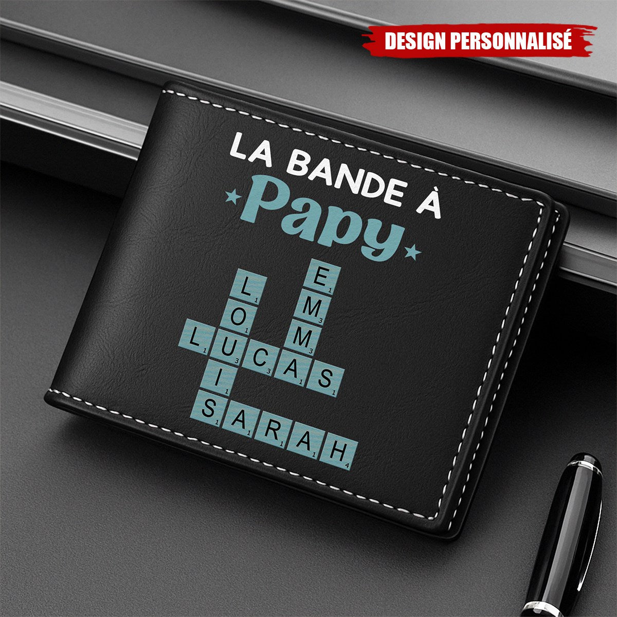 Portefeuille Personnalisé – La Bande de Papa