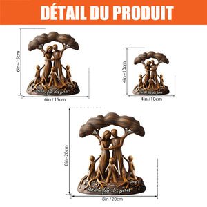 Plaque Acrylique Personnalisée – Famille sous l’Arbre de Vie