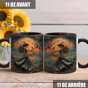 Mug Personnalisé Sorcière Mystique - Cadeau Unique et Enchanteur