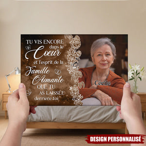 Affiche Commémoratif Personnalisé – Tu vis encore dans nos cœurs