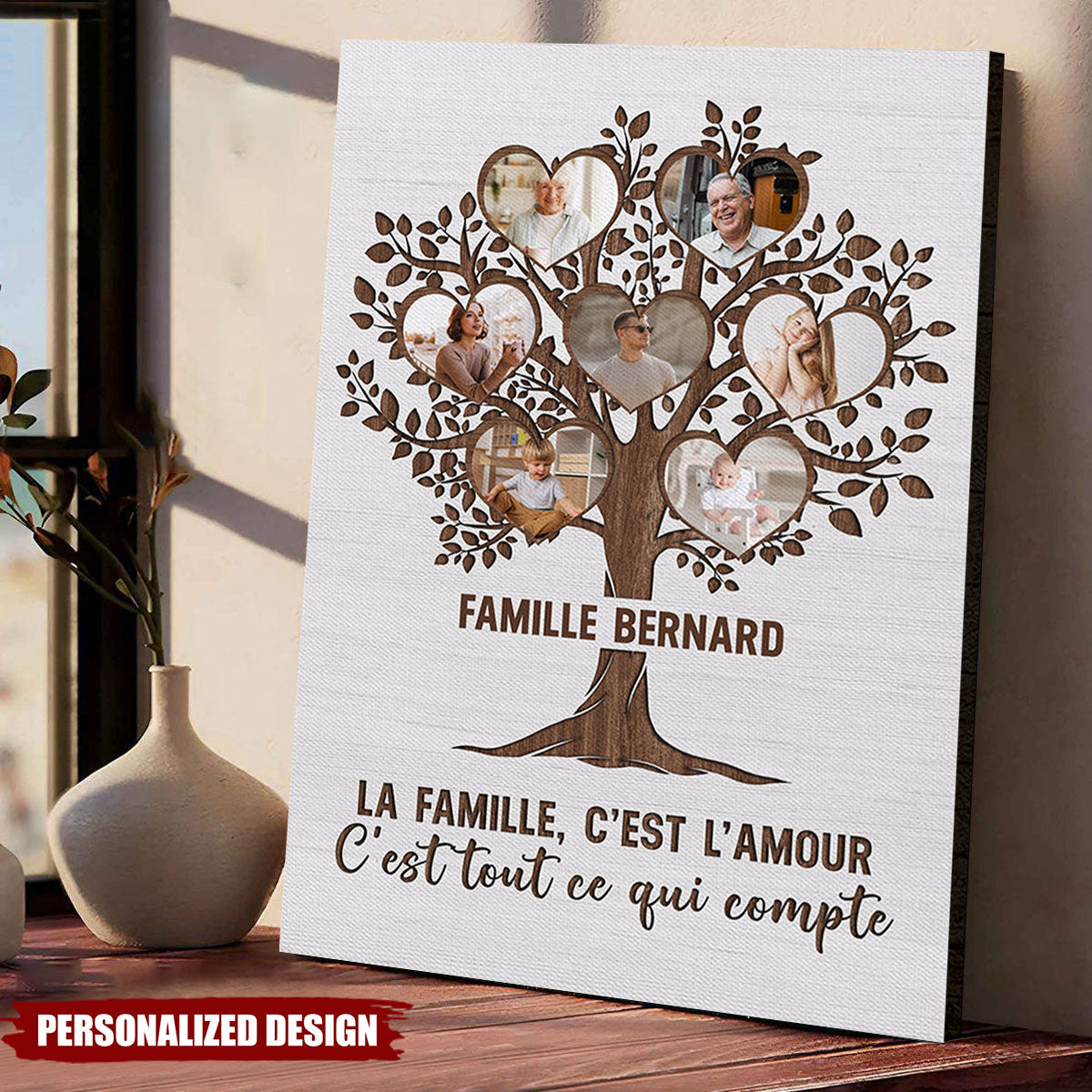 Affiche Personnalisée Famille – La Famille, C’est Tout Ce Qui Compte