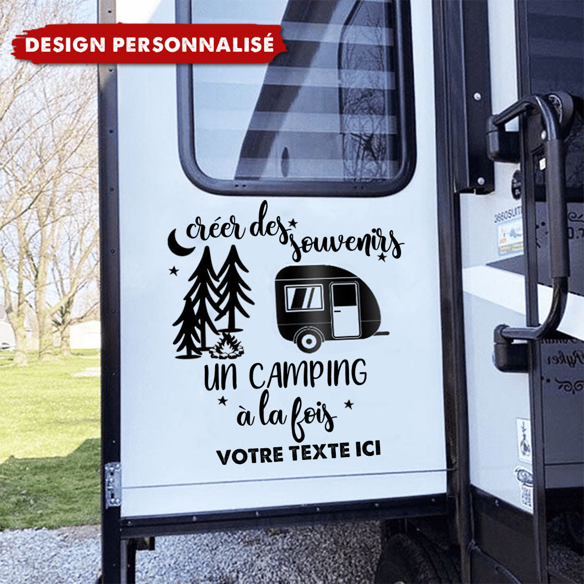Autocollant Camping-Car Personnalisé – Créez des Souvenirs à Chaque Escapade
