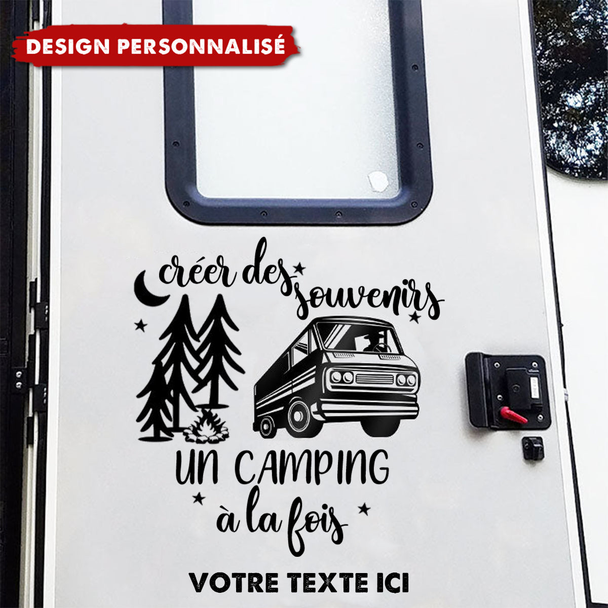 Autocollant Camping-Car Personnalisé – Créez des Souvenirs à Chaque Escapade