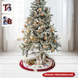 Ce n’est pas ce qu’il y a sous le sapin qui compte – Jupe de Sapin Familiale Personnalisée