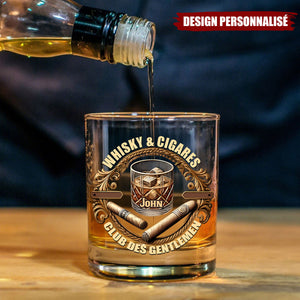 Verre à Whisky Personnalisé – Club des Gentlemen
