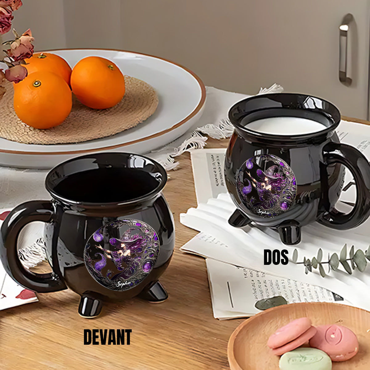 Belle Sorcière – Mug Chaudron de Sorcière Personnalisé