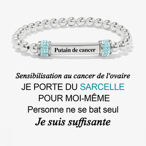 Bracelet de Force et d’Espoir – Lutte contre le Cancer de l’Ovaire