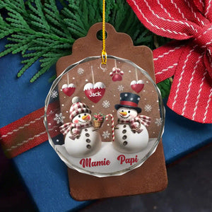 Décoration de Noël Personnalisée - Cadeau Familial Unique