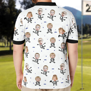 Polo personnalisé avec photo – Meilleur Papa ou Papi du monde