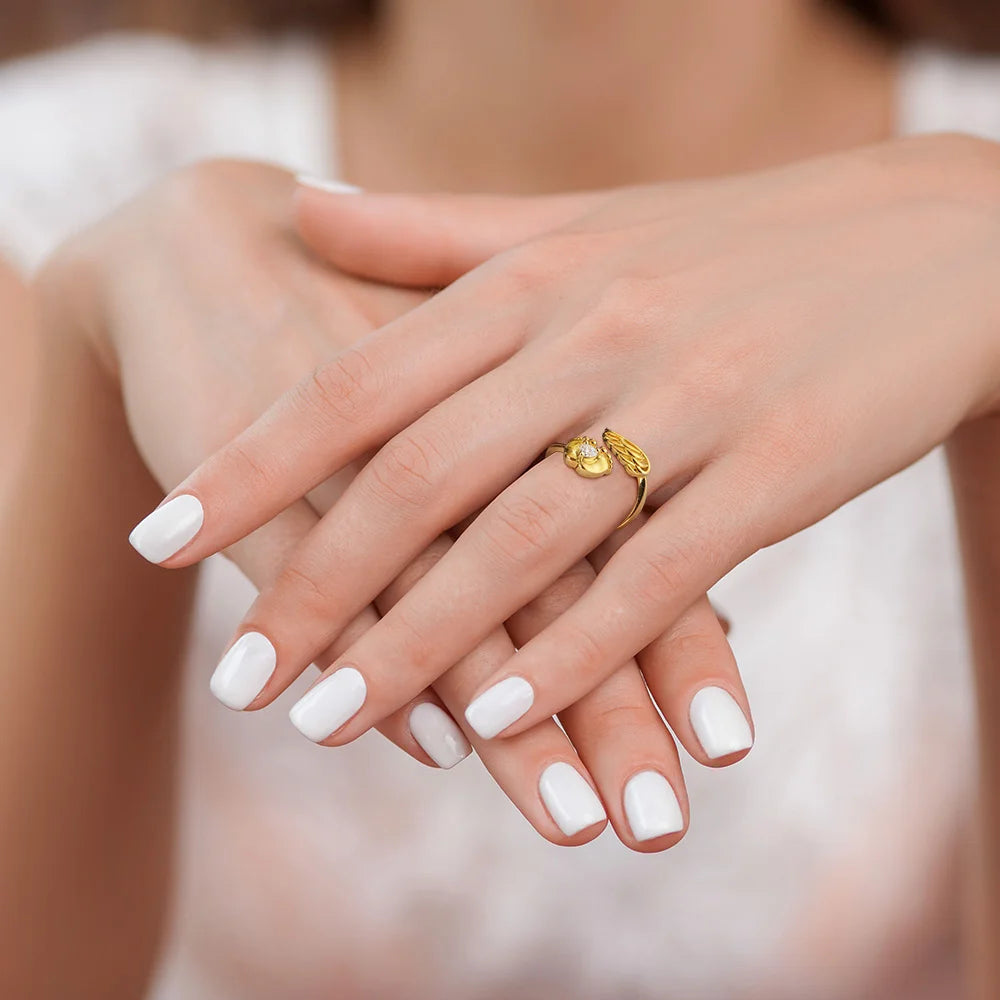 Bague Empreinte de Bébé Personnalisée - Cadeau Plein d’Amour